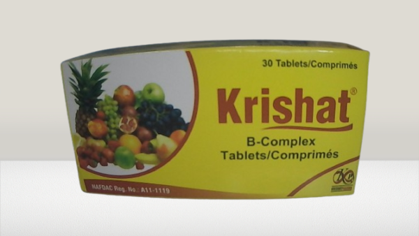 KRISHAT B COMPLEX PER CARD