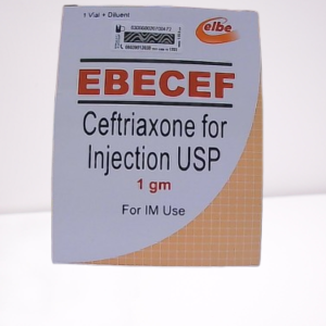 EBECEF 1000MG INJECTION