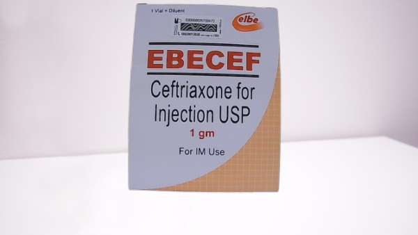 EBECEF 1000MG INJECTION
