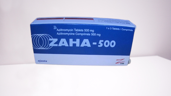 TAB ZAHA AZITHROMYCIN 500MG