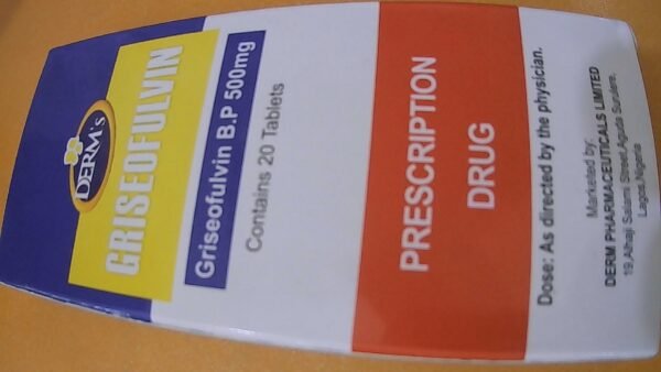 GRISEOFULVIN DERM 500MG