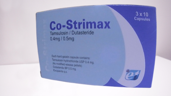 CO-STRIMAX 0.4MG/0.5MG TAMSULOSIN DUTASTERIDE