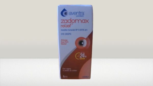 ZADOMAX RELIEF KETOTIFEN EYE DROPS