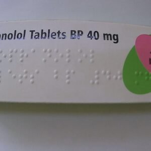 PROPRANOLOL 40MG PER CARD
